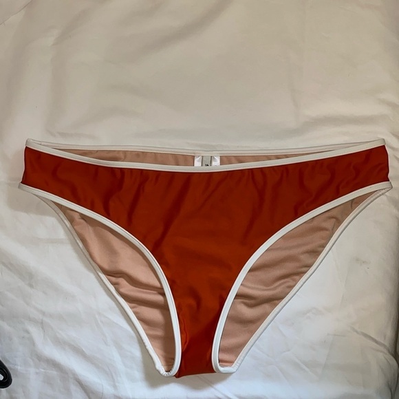 Madewell Classic Contrast Bikini Bottom size L NWT - Picture 5 of 9